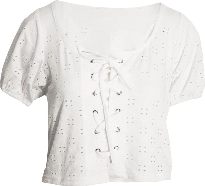 Produktbild Brave Soul Tessa Broderie Anglaise Top mit Spitzeneinsatz Frauen (M)