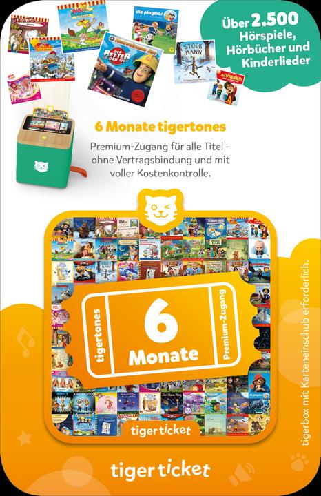 Produktbild Tigermedia Tigerticket 6 Monate (Deutsch)