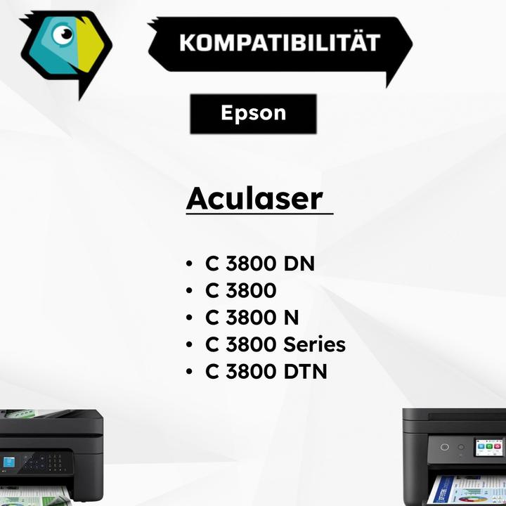 Immagine prodotto Inkadoo Toner compatibile con il toner Epson C13S051124 / 1124, giallo Giallo (Y)