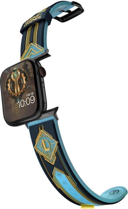 Produktbild Moby Fox League of Legends bracelet pour smartwatch Sculpted 3D Hextech Magic (22 mm, Silikon, Edelstahl)