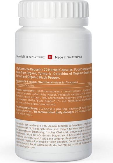 Image du produit Kingnature Kurkuma Vida (72 pièce(s), Capsules, 82 g)