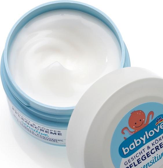 Produktbild dm babylove Pflegecreme sensitive
