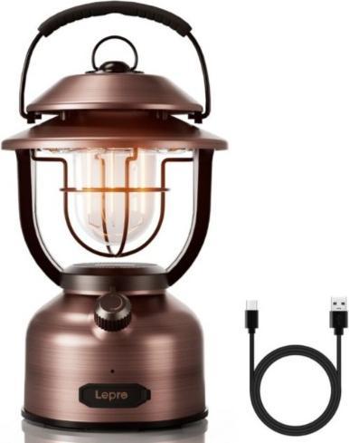Immagine prodotto Lepro LED Retro Camping-Laterne mit Powerbank-Funktion