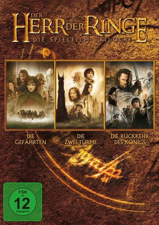Actual product image The Lord of the Rings: The Feature Film Trilogy (DVD, 2004, German, English)