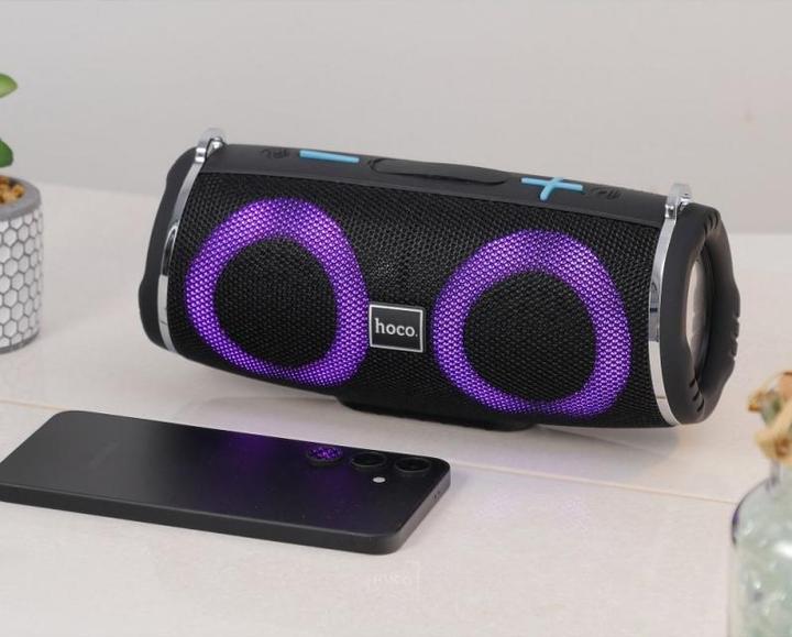 Actual product image Hoco - Wireless Speaker Sports (HC12) - Bluetooth 5.0, Shoulder Strap, 10W - Black