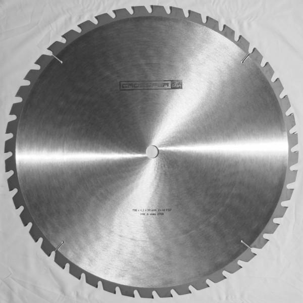Actual product image Crossfer - NAGELFESTES HM SÄGEBLATT HOLZ-GROBSCHNITT 700 MM Ø x 4,2mm, Bohrung 30mm, 48 Zähne
