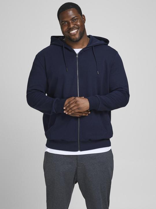 Produktbild Jack & Jones Durchgehender Reissverschluss Plus Size Hoodie (XXL)