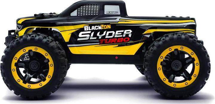 Image du produit Blackzon Slyder MT Turbo 1/16 4WD 2S Brushless - Yellow (RTR Prêt à fonctionner)