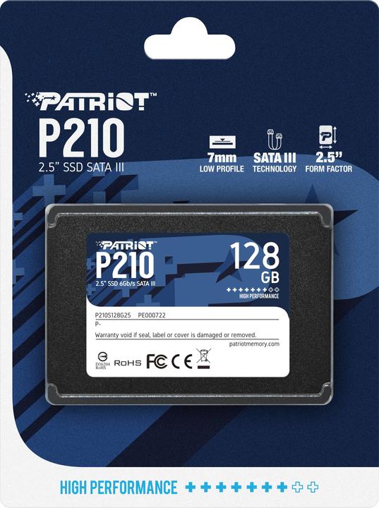 Produktbild Patriot P210 Serial ATA III (128 GB, 2.5")