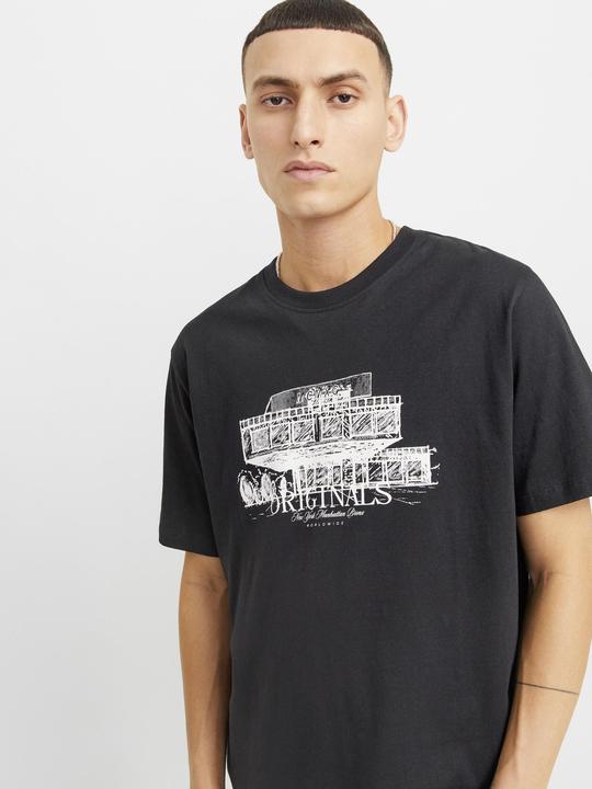 Produktbild Jack & Jones Gedruckt Rundhalsausschnitt T-shirt T-shirt (S)