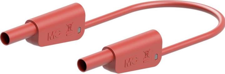 Stäubli SLK-4A-S10 Measuring cable ( - ) 50 cm Red 1 pc.