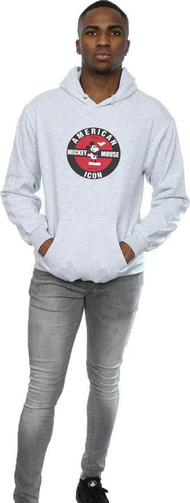 Immagine prodotto Disney Mickey Mouse American Icon Felpa con Cappuccio Uomo (S)