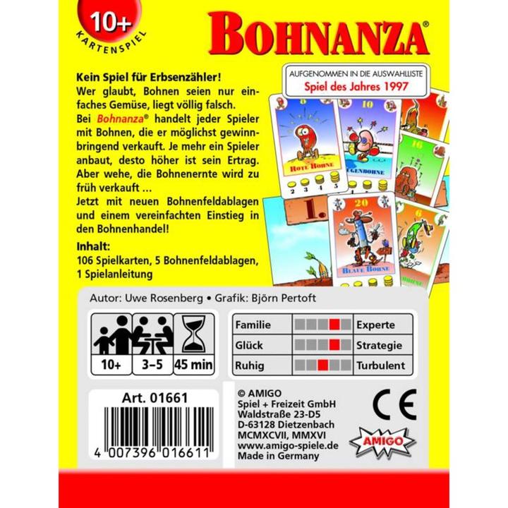 Actual product image Amigo Bohnanza (German)