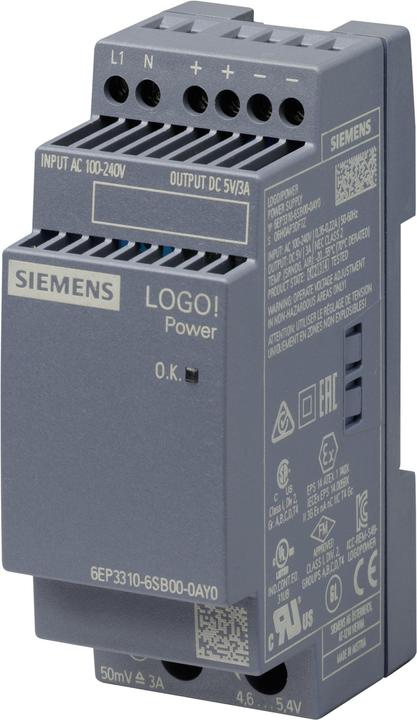 Image du produit Siemens Bloc d'alimentation sur profilé chapeau (DIN-Rail