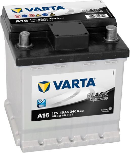 Produktbild Varta Black Dynamic A16 (12 V, 40 Ah, 340 A)
