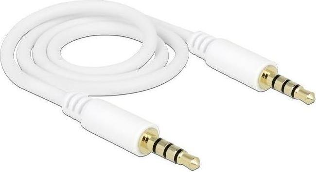 Immagine prodotto Delock Cavo jack 4 pin maschio > maschio (0.50 m, Connettore da 3,5 mm (AUX))