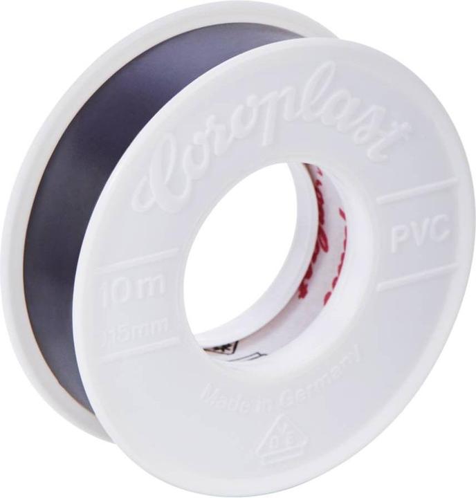 Actual product image Coroplast COROPLAS 301 0.10MMx15MMx25M PVC electrical insulating tape 301, VDE, EN 6045 301010MMX15MMX2 (15 mm)