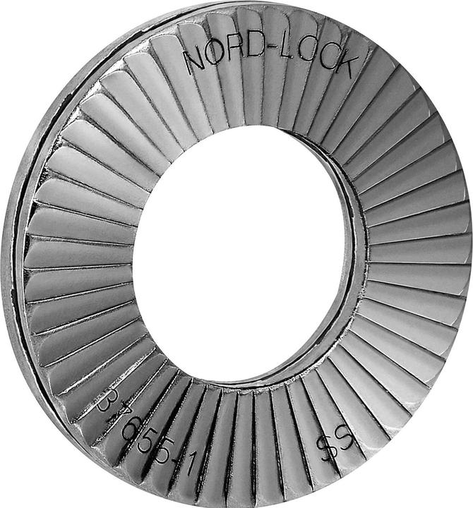 Actual product image Nord-Lock Wedge lock washers NL 8spss stainless steel A4, to DIN25201
