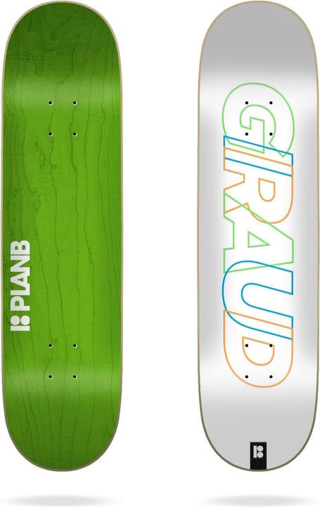 Produktbild Flip Skateboard Deck - Plan B Overlaps Giraud 8.375″ (8.38")
