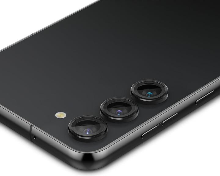Actual product image Spigen Optics Pro Camera Sam S23/S23+ 2szt./2pcs czarny/black AGL05962 (2 Piece, Samsung Galaxy S23+, Samsung Galaxy S23, Samsung Galaxy S24+)