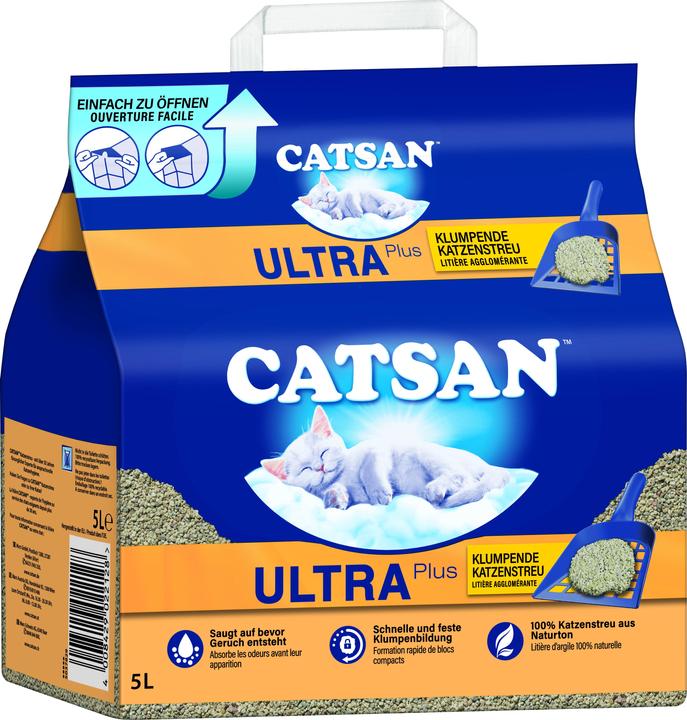 Catsan Ultra Plus (Clumping, 5.16 kg)