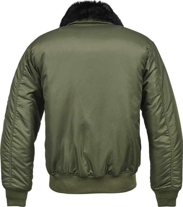 Actual product image Brandit MA2 Fur Collar outdoor jacket size L colour olive (L)