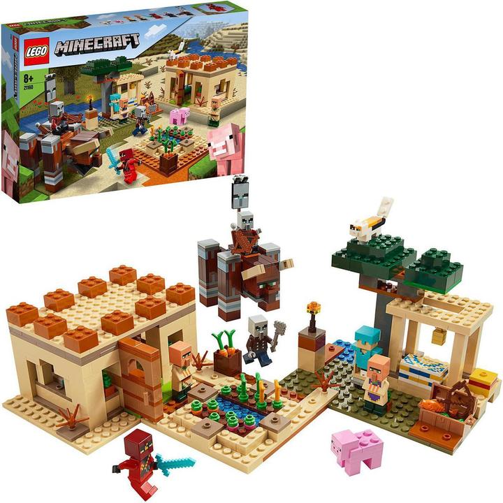 Produktbild LEGO Der Illager-Überfall (21160, LEGO Minecraft)