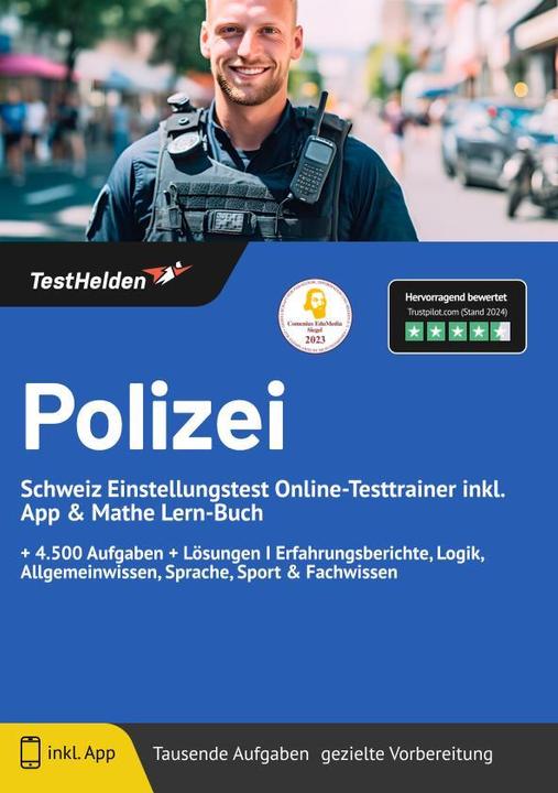Actual product image Tom Wenk:Polizei Schweiz Einstellungste (German, Tom, Wenk, 2024)