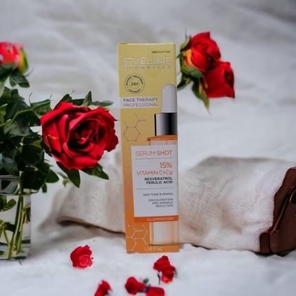Produktbild Eveline Serum Shot 15% Vitamin C + Cg Illuminating Face Treatment 30Ml (30 ml)