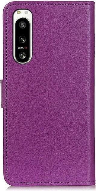Produktbild MU Classic Litchi Leder Bookcover Series (Sony Xperia 5 IV)