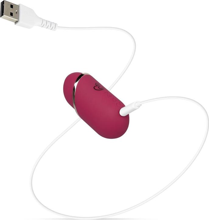 Actual product image Easytoys Tongue Vibrator With Protective Cap - Pink