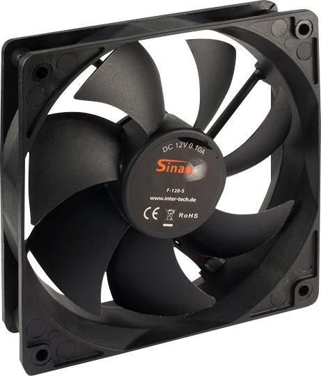 Actual product image Intertech Sinan F120-S 120mm case fan (120 mm, 1 x)