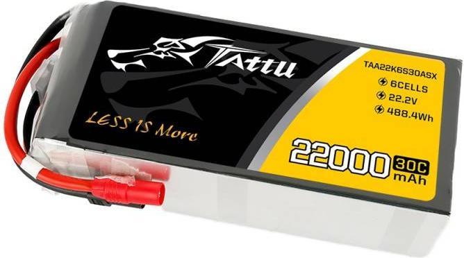 Produktbild Tattu Akumulator 22000mAh 22.2V 30C 6S1P LiPo AS150+XT150 (22.20 V, 22000 mAh)