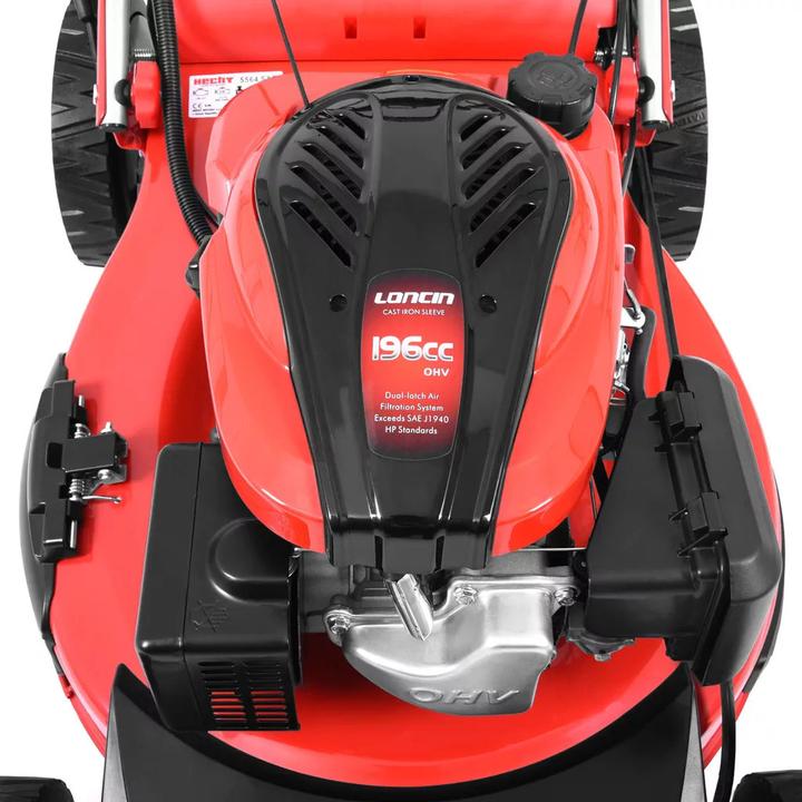 Actual product image Hecht 5564 SXE 5 in 1 petrol lawn mower with drive (Petrol)