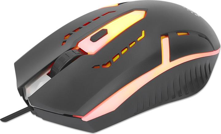 Actual product image Manhattan RGB LED Optical USB Gaming Mouse (Cable)