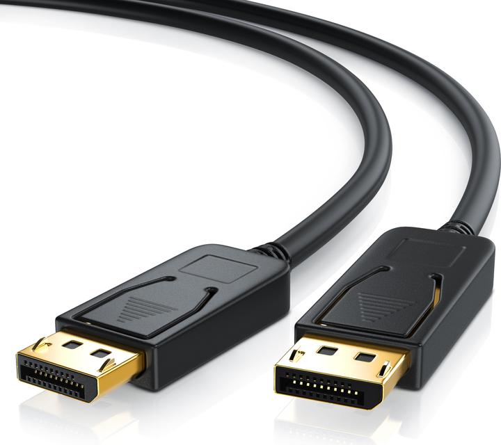 Produktbild CSL DisplayPort Kabel 4k 60Hz Ultra HD - DisplayPort 1.2 zu DP 4K 1.2 inkl. Audio-Übertragung (5 m, DisplayPort)