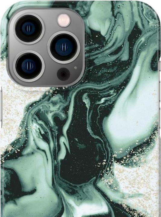 Actual product image iDeal Of Sweden Designer Hard Cover Golden Olive Marble (Apple iPhone 13 Pro Max, Apple iPhone 12 Pro Max)