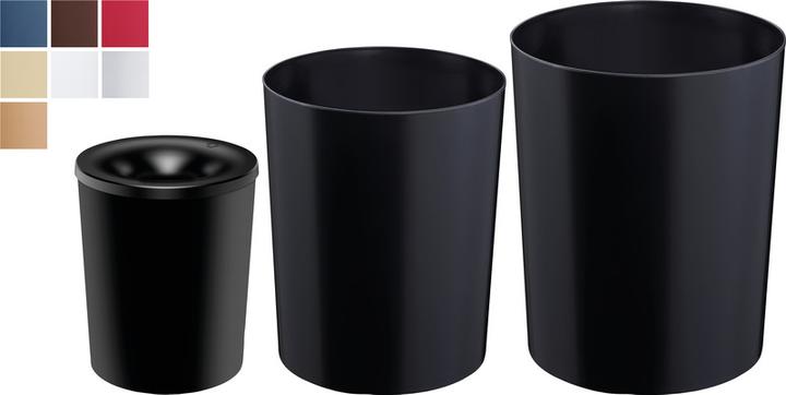 Produktbild Zwingo S'Papierkorb m.Alu 20l schwarz (20 l)