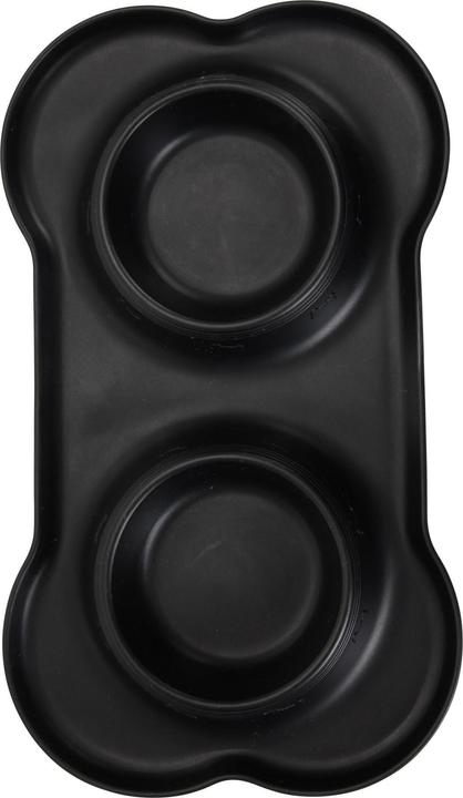 Actual product image Jackson Pet Co Double Dog Bowl & Mat (2 l)