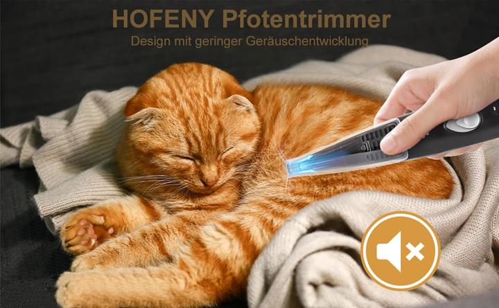Image du produit Hofeny Pfotentrimmer mit Staubsauger für Haustiere (Chat, Chien)
