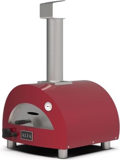Actual product image Alfa Forni Linea Moderno Portable Pizzaofen Antique Red (Pizza oven gas)