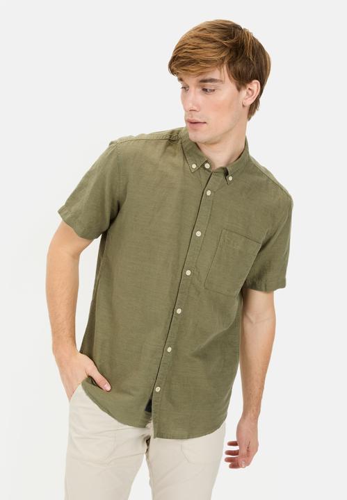 Produktbild Camel Active Kurzarmhemd aus einem Baumwoll-Leinenmix (4XL)