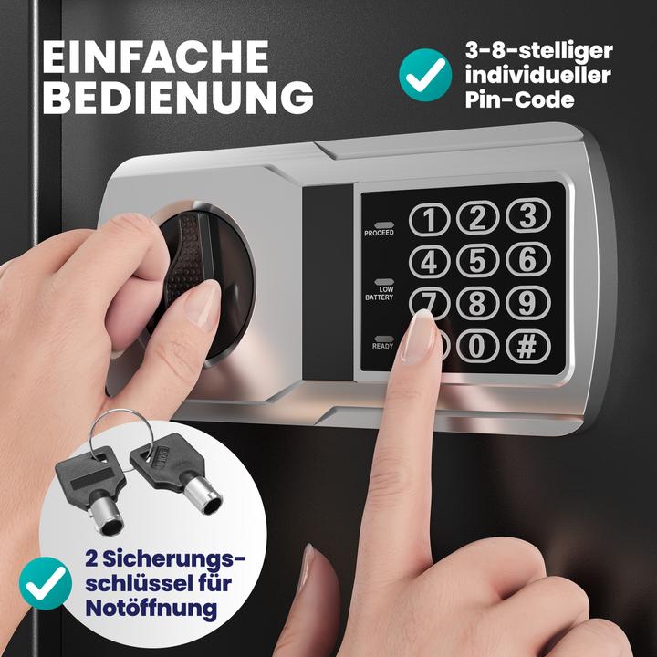Image du produit Deuba Coffre-fort pour meubles