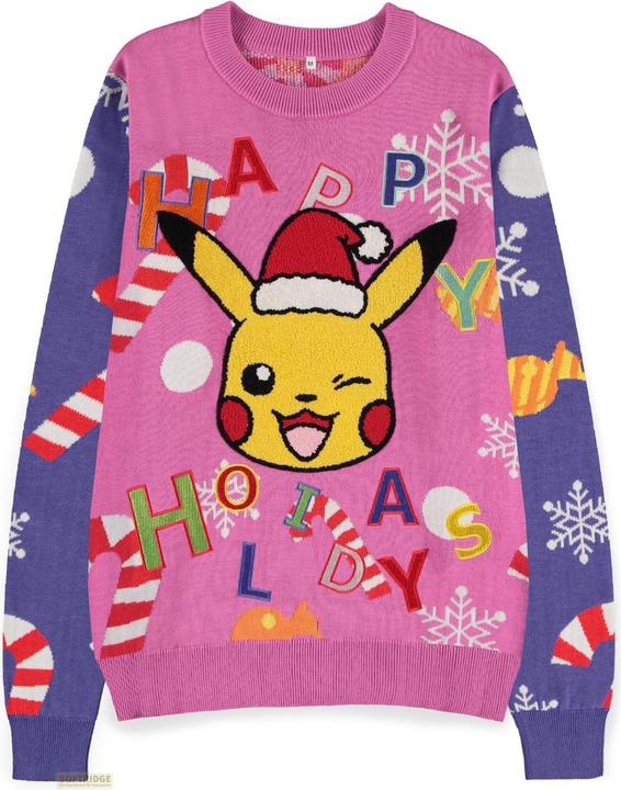 Image du produit Difuzed POKEMON - Pikachu Holiday - Pull de Noël Patché (M) (M)