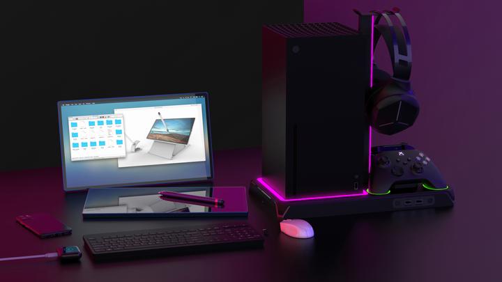 Immagine prodotto IMP Supporto di ricarica multifunzionale DLX e LED (Xbox Series X, Xbox Serie S)