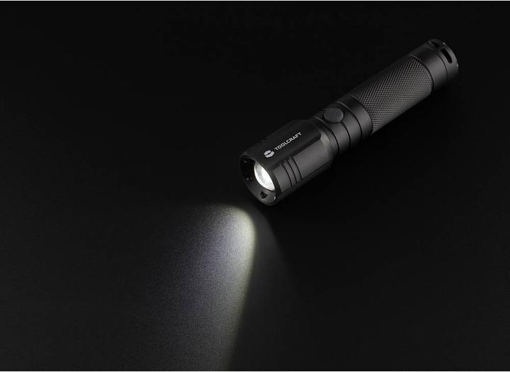 Produktbild Toolcraft SMD LED Taschenlampe verstellbar batteriebetrieben 300 lm 121 g (14.30 cm, 300 lm)