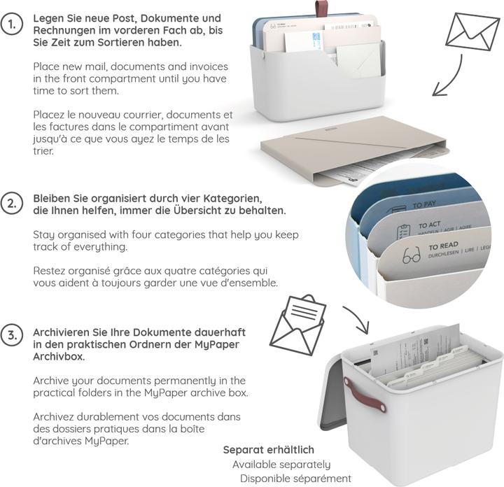 Actual product image Rotho Letter tray (A4)