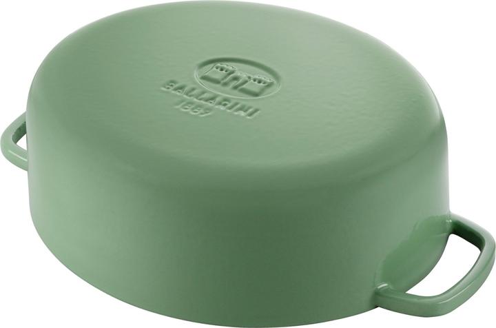 Image du produit Ballarini Bellamonte Cocotte 23 cm, ovale, Vert (23 cm, Cocotte + faitout, Fonte)