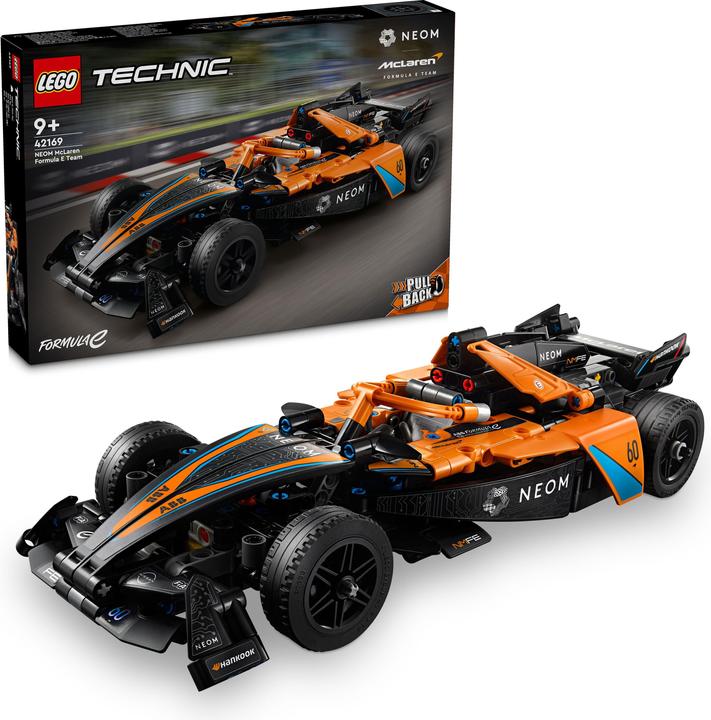 Actual product image LEGO NEOM McLaren Formula E Race Car (42169, LEGO Technic)