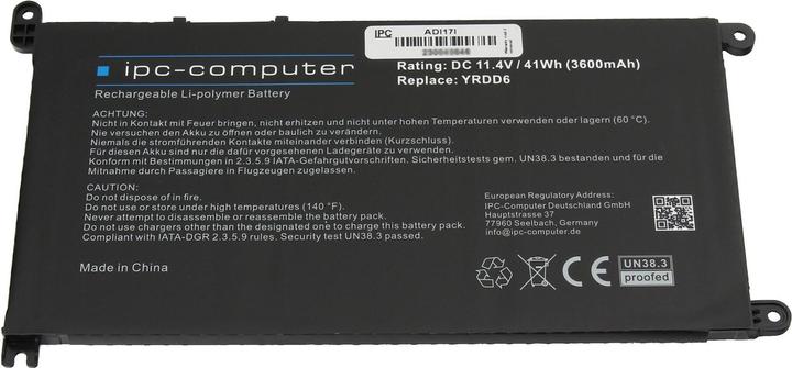 Actual product image IPC WJPC4 (3 Cells, 3600 mAh)